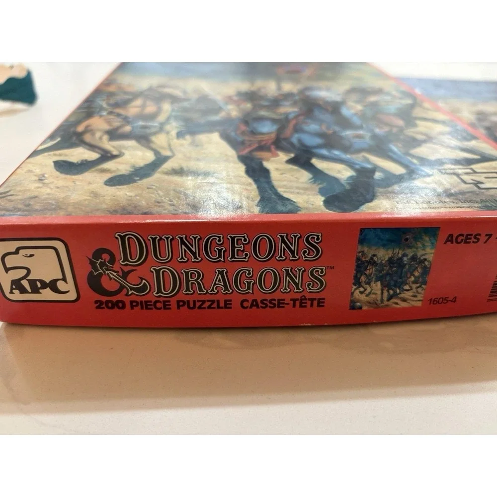 1983 TSR Dungeons & Dragons 200pc puzzle complete